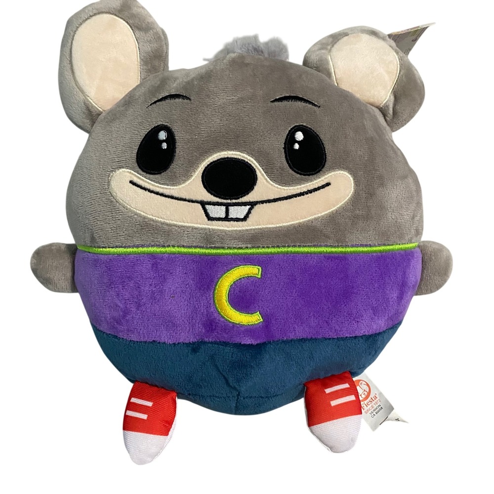 Fiesta Chuck E Cheese Gumball Plush 8.5 Inch Cutie Beans Mouse 660310 NWT